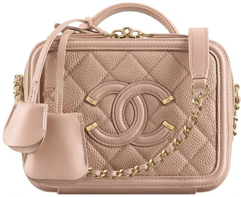 chanel filigree vanity case ootd